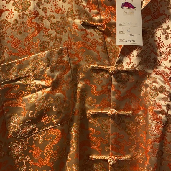 Silk Asian beautiful SHACKET, shirt/light jacket - Picture 5 of 11